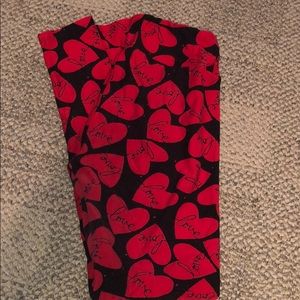 LulaRoe Valentines leggings-FINAL PRICE